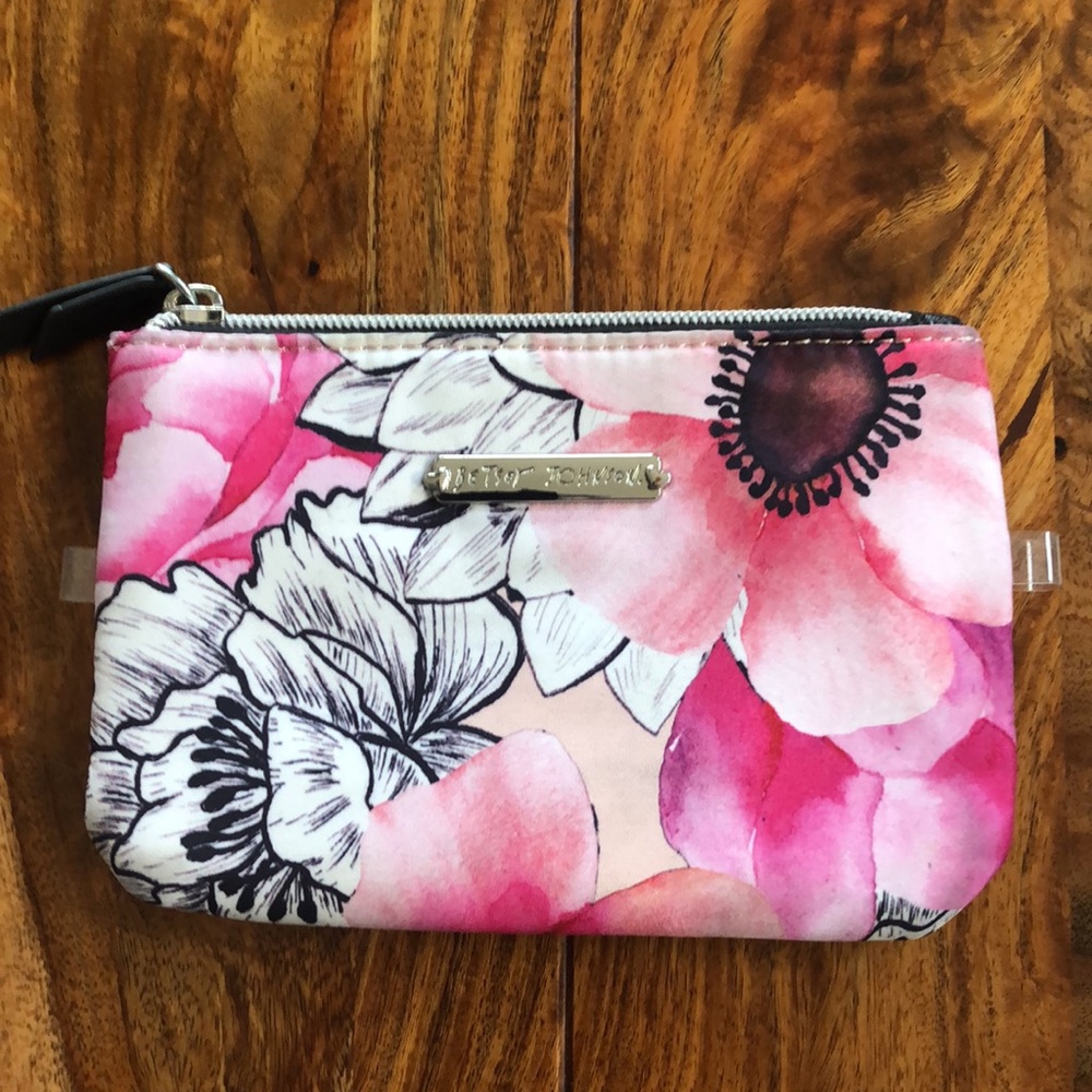 *Betsey Johnson* Small Floral Cosmetic Case
